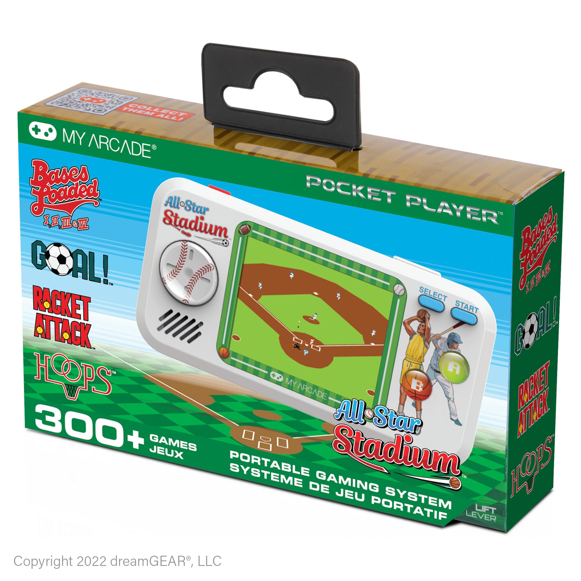 Console de jeu portable My Arcade Pocket Player All-Star Stadium, 307 jeux en 1 Console de jeu portable My Arcade Pocket Player All-Star Stadium, 307 jeux en 1